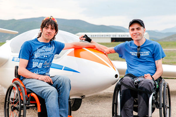 Vuelo movilidad reducida - Aeródromo Fly-Pyr Santa Cilia